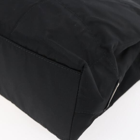 PRADA Tote Bag Nylon Black Silver Auth bs31175 - Picture 15 of 16